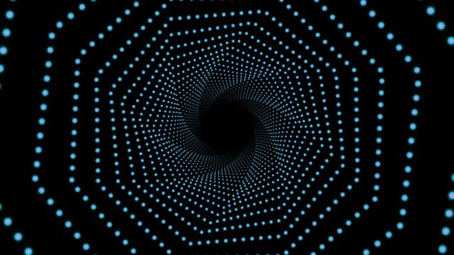 Abstract digital mesh wave distortion background with glowing dots