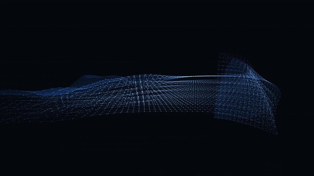 Data topology network lattice morphing in a seamless loop