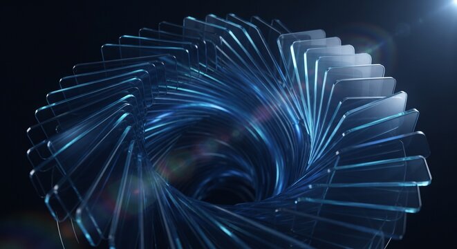 Modular abstract data platform architecture business solution concept 3d rendering background. Digital infrastructure and technology.