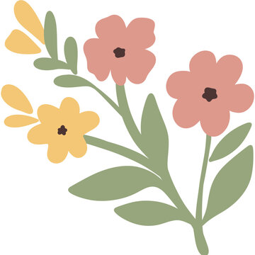 Flower so cute minimal line