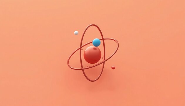 Bohr model representation of the iodine atom, number 53, with orbiting electrons and central nucleus, conceptual scientific illustration for chemistry education.