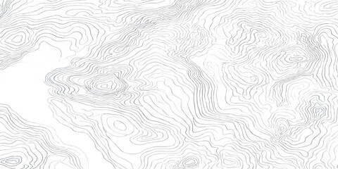 Abstract contour line topographic terrain background with irregular concentric elevation curves wavy geographic map vector illustration © Al Amin Islam