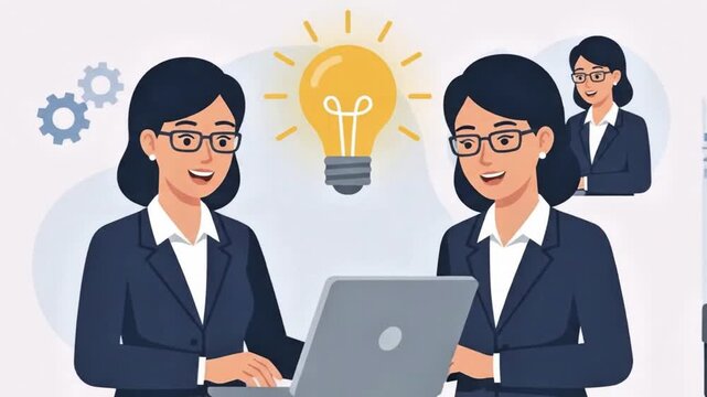 ​business character, animation ready, motion graphic, character design, rigging, vector illustration, flat design, entrepreneur, corporate, male character, working pose, office worker, explainervideo,