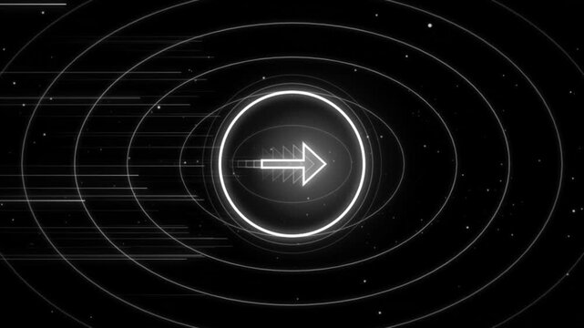Abstract Quantum Relativistic Laser Vector Impulse & Shockwave Tunnel 4K Seamless Motion Loop