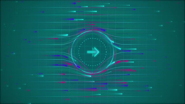 Abstract Quantum Vector Navigation 4K Seamless Loop Sci-Fi Background