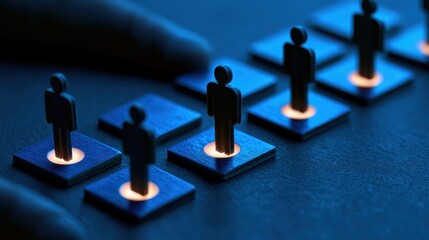 Obraz premium Future-focused leaders prepare organizations for change by strengthening digital capability, strategic agility, responsible governance, and sustainable decision making. 