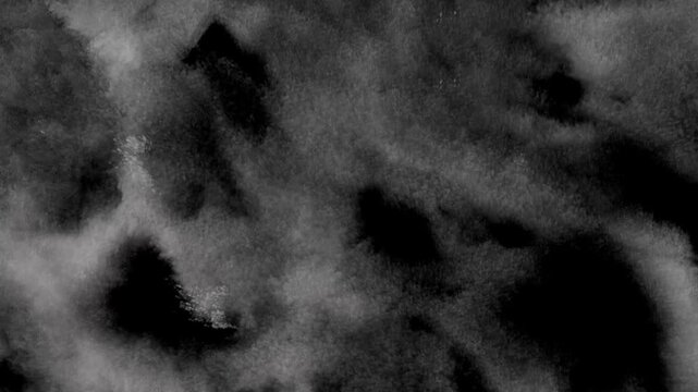 Soft grey watercolor smoke clouds texture background animation with subtle fog motion 4k overlay wallpaper. Dark grey grunge noise wall texture background animation with distressed scratch effect