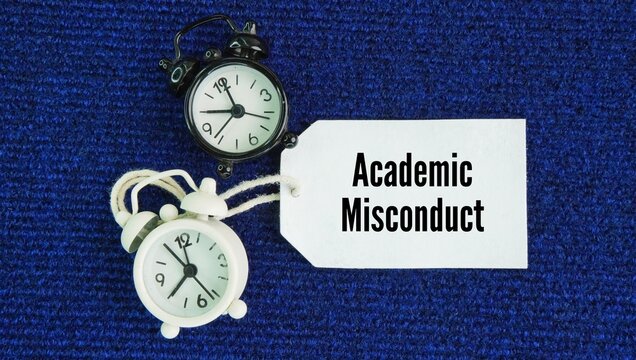 Tag the paper with the words Academic Misconduct. any action or attempted action by a student or researcher that breaks the rules of honesty and fairness to gain an unfair academic advantage