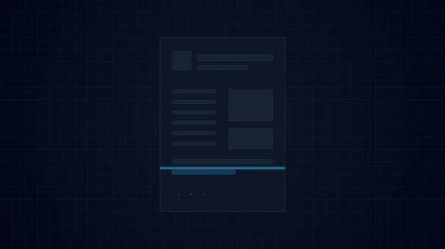 futuristic digital ai file scanning and verification interface