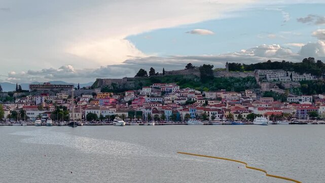 Nafplio City Waterfront Old Town, Peloponnese, Greece