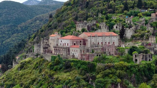 Palace of the Despots, Mystras, Peloponnese, Greece