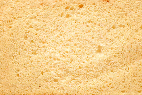 Homemade white bread macro texture
