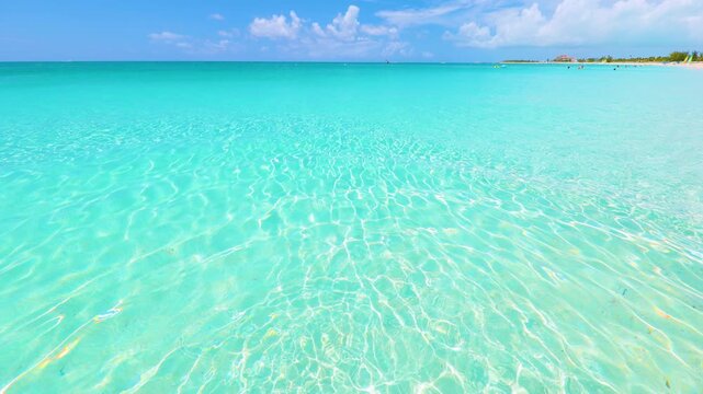 An 4k slo mo clip in Turks and Caicos