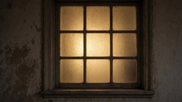 window in the old building