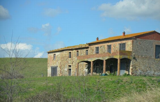 hilly rural landscape, typical of the Italian countryside
