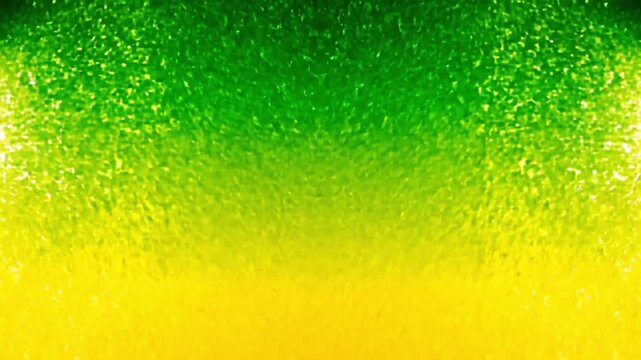 Abstract green and yellow gradient background with sparkling bubble texture and organic fluid motion, ideal for creative graphic design projects and vibrant video overlays.