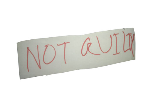 A white paper sign with the red handwritten text not avid on it isolated on transparent background