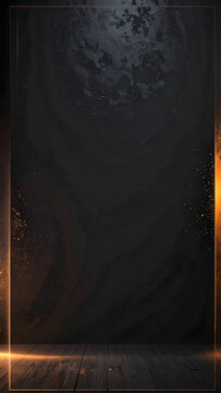 Charcoal background displays deep dark surface in moody premium quiet atmospheric and minimal style generative AI