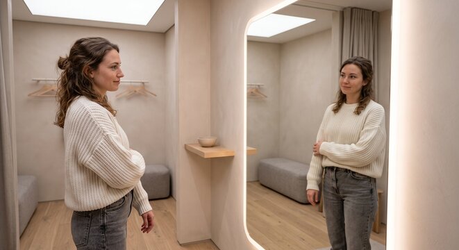 Smart Mirror Fitting Room