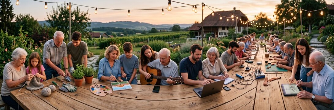 The Long Table of Skills