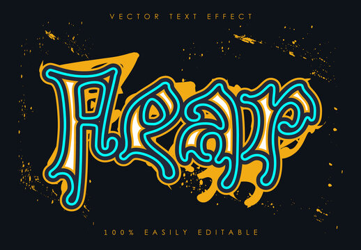 Retro Psychedelic Text Effect