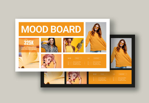 Mood Board Template Layout
