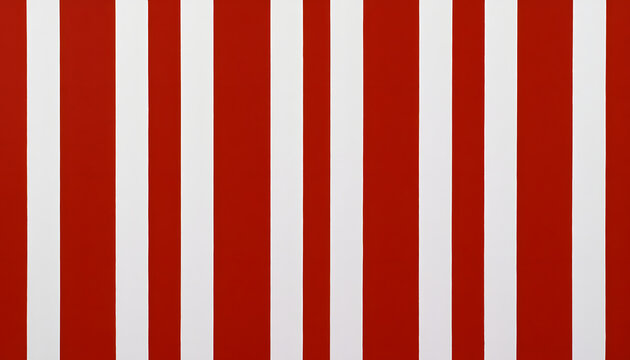 Vertical stripes that alternate between red and white create a repeating and striking design, establishing a visual flow and highlighting differences