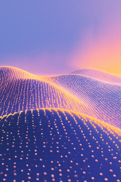 Modern Abstract Posters Templates  with Geometric Waves and Fluid Gradients