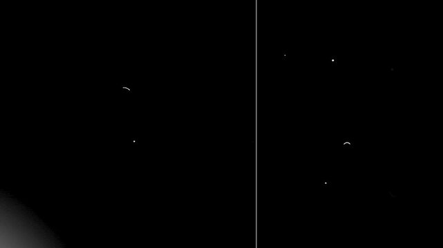 Old film slide animation.4K reel clutter old tv grain noise frame. Videotape texture overlay. High Contrast Monochrome Dust Scratches Texture HD