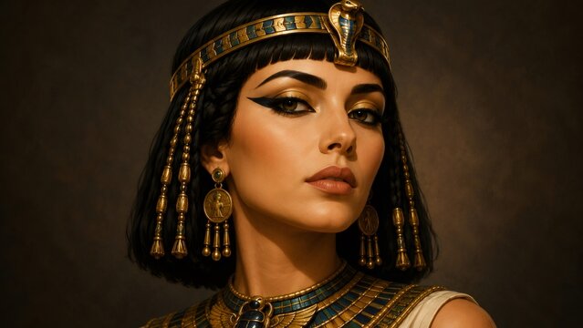 Cleopatra vii philopator queen of ancient egypt portrait