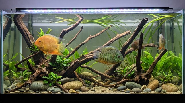 Freshwater planted aquarium