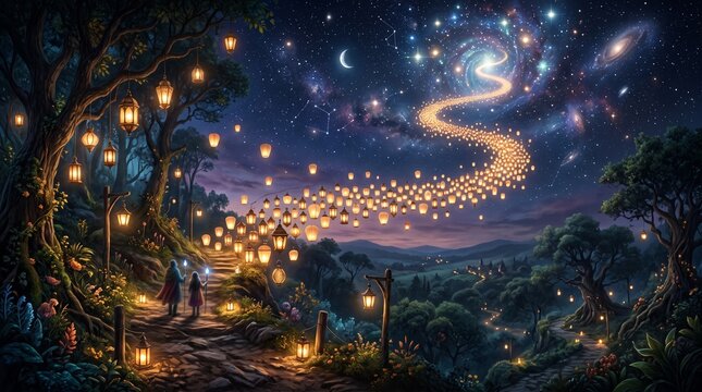 Magical Lantern Path
