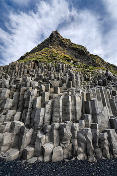 Reynisfjara basalt columns - Iceland
