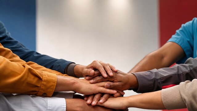Worker Appreciation Teamwork and Unity Concept for Labor Day