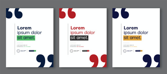 Obraz premium Customer Review Quote Social Media Template, Minimal Client Testimonial, Editable Design, Professional Feedback Post