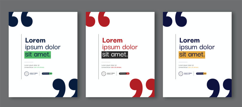 Customer Review Quote Social Media Template, Minimal Client Testimonial, Editable Design, Professional Feedback Post