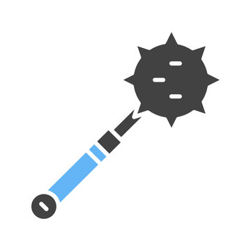 Mace icon vector image. Suitable for mobile apps, web apps and print media.