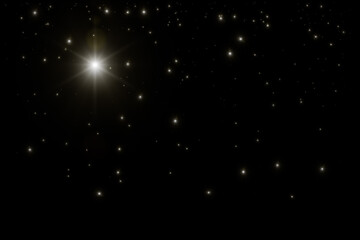 backgrounds night sky with stars and moon