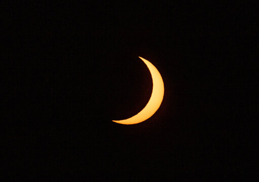 Total Solar Eclipse in Partial Phase