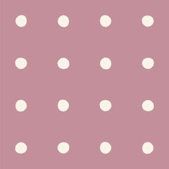 Charming polka dot pattern on a soft mauve background © Syaima Levantine