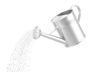 Watering Can Halftone Texture Design Isolated on Transparent Background PNG © Halima
