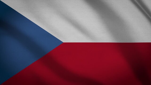 Czech Republic Flag Waving
