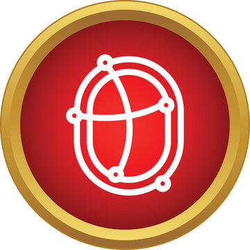 Global network icon representing worldwide digital communication and data exchange