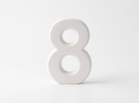 3d number 8