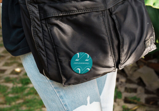 Bag Pin Mockup