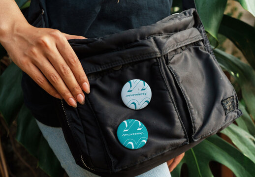 Stylish Pin Mockup