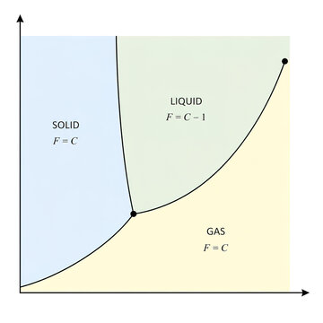 Gibbs Phase Rule Degrees of Freedom Components Phases