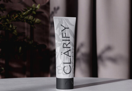 Skincare Tube Mockup
