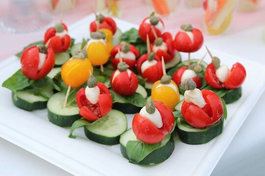 Italian cuisine cold appetizer for wedding reception