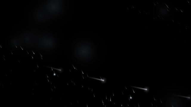 Dark abstract particles motion blur background